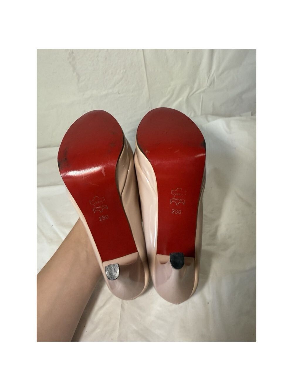 Ling Juil Women Simple Pump Patent Leather size 5.5-6